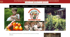 Desktop Screenshot of marblemounthomestead.com